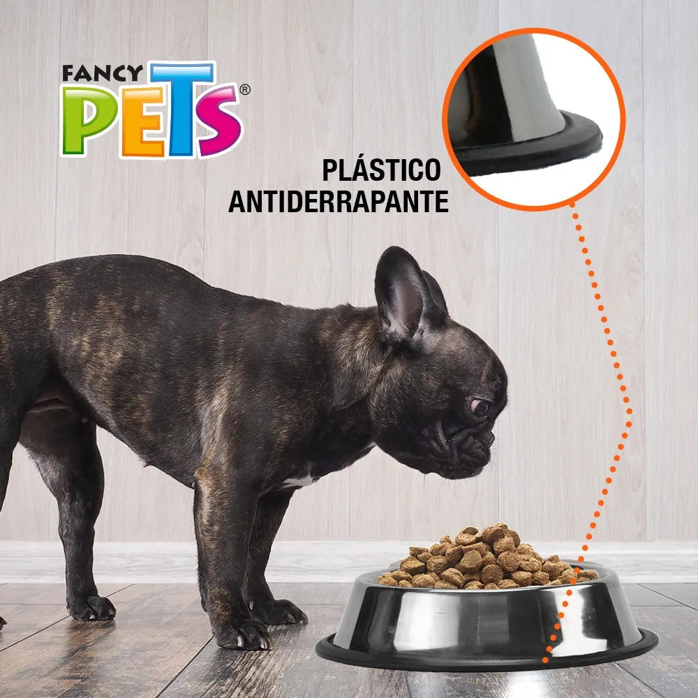 PLATO ACERO INOXIDABLE 24 OZ CON ANTIDERRAPANTE - 24 OZ