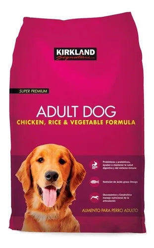 KIRKLAND SIGNATURE PERRO ADULTO - POLLO Y ARROZ 18.1KG