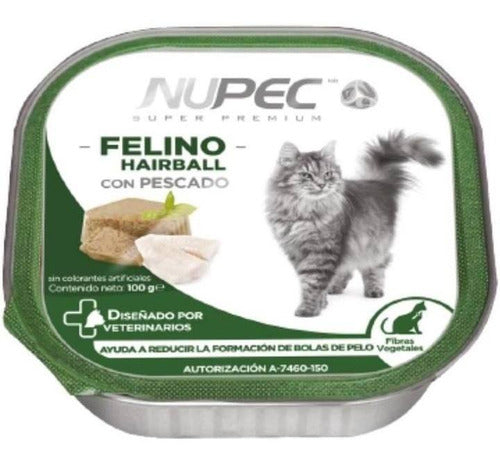 NUPEC ALIMENTO HÚMEDO LATAS - FELINO HAIRBALL Y URINARY 4 LATAS X 100 GRAMOS c/u