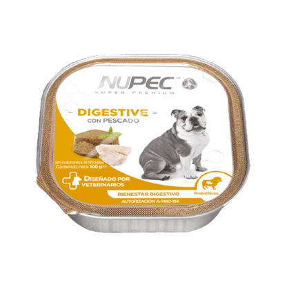 NUPEC ALIMENTO HÚMEDO LATAS - DIGESTIVE Y WEIGHT CONTROL 4 LATAS X 100 GRAMOS c/u