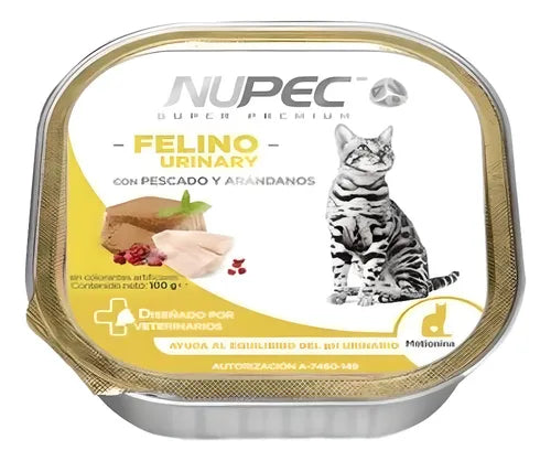 NUPEC ALIMENTO HÚMEDO LATAS - FELINO HAIRBALL Y URINARY 4 LATAS X 100 GRAMOS c/u