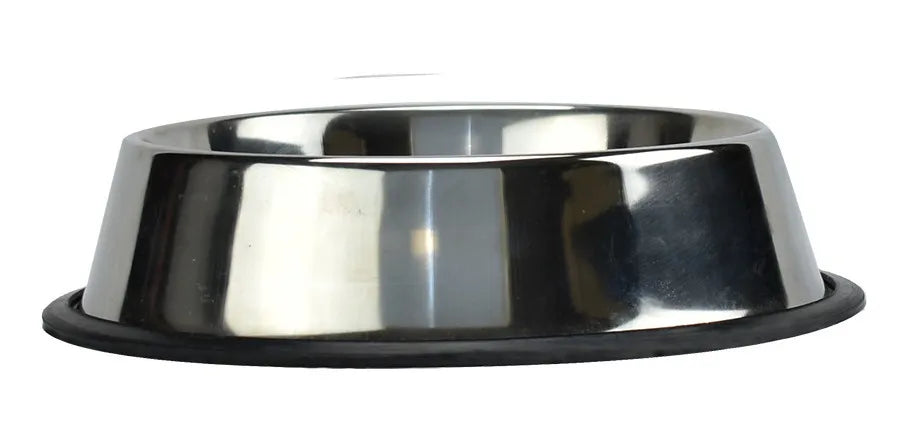 PLATO ACERO INOXIDABLE 1,890 ml CON ANTIDERRAPANTE - 1,890 ml