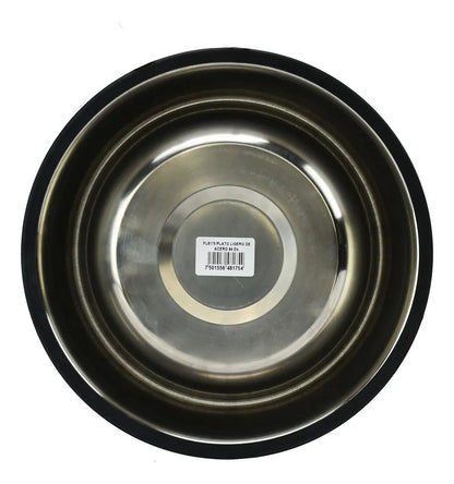 PLATO ACERO INOXIDABLE 64 OZ CON ANTIDERRAPANTE - 64 OZ