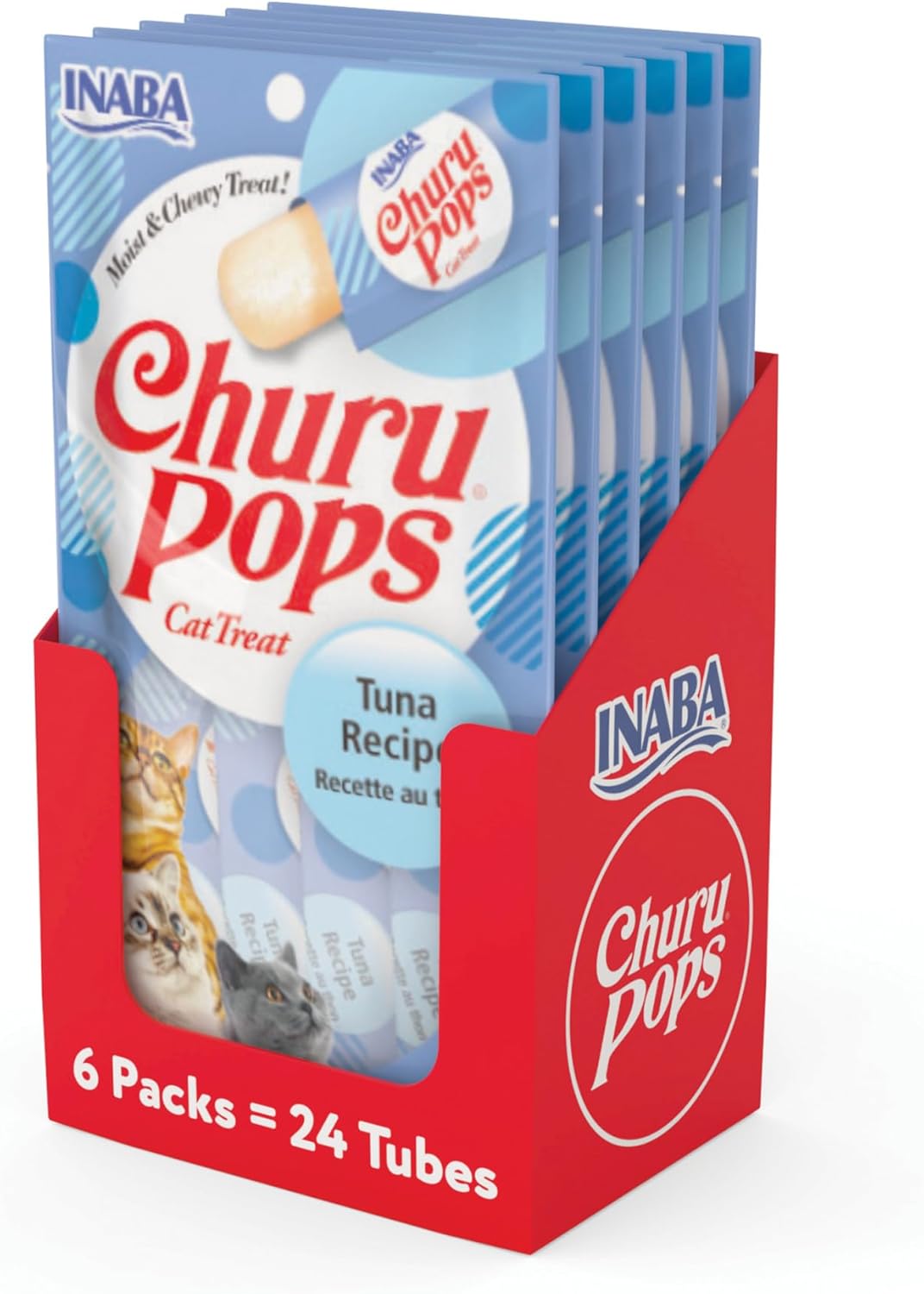 CHURU GATO POPS ATÚN 24 TUBOS DE 15 G C/U