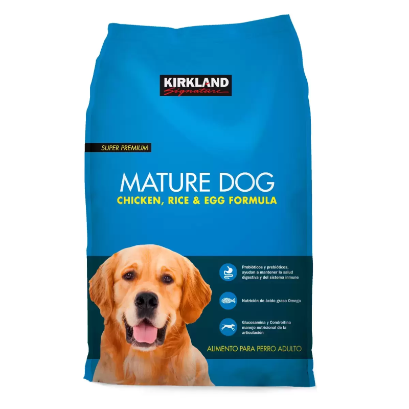 KIRKLAND SIGNATURE PERRO ADULTO - POLLO, ARROZ Y HUEVO 18.1 KG