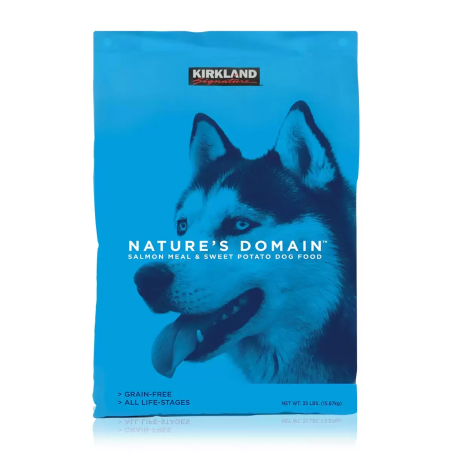 KIRKLAND NATURES DOMAIN SALMÓN Y CAMOTE 15.87 KG PERRO